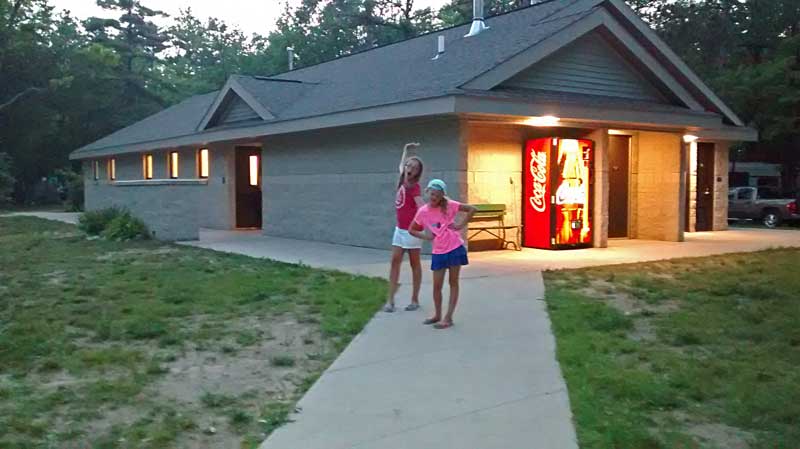 the bathhouse at traverse city state park